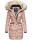 Navahoo Paula Damen Winter Jacke Mantel Parka warm gefütterte Winterjacke B383 Rosa Größe XS - Gr. 34