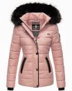 Marikoo warme Damen Winter Jacke Steppjacke B391 Rosa...