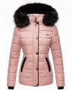 Marikoo warme Damen Winter Jacke Steppjacke B391 Rosa Größe XS - Gr. 34