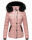 Marikoo warme Damen Winter Jacke Steppjacke B391 Rosa Größe XS - Gr. 34