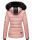 Marikoo warme Damen Winter Jacke Steppjacke B391 Rosa Größe XS - Gr. 34