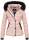 Marikoo warme Damen Winter Jacke Steppjacke B391 Rosa Größe S - Gr. 36