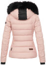 Marikoo warme Damen Winter Jacke Steppjacke B391 Rosa Größe M - Gr. 38