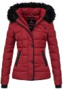 Marikoo warme Damen Winter Jacke Steppjacke B391 Rot...