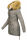 Navahoo warme Damen Winter Jacke mit Teddyfell B399 Grau Größe XS - Gr. 34