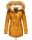 Navahoo warme Damen Winter Jacke mit Teddyfell B399 Gelb Größe XS - Gr. 34