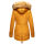 Navahoo warme Damen Winter Jacke mit Teddyfell B399 Gelb Größe XS - Gr. 34
