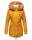 Navahoo warme Damen Winter Jacke mit Teddyfell B399 Gelb Größe L - Gr. 40