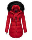 Marikoo warme Damen Winter Jacke Stepp Mantel lang B401...
