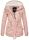 Marikoo Manolya Damen Winter Jacke Parka mit Teddyfell B376 Rosa Größe XS - Gr. 34