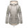 Marikoo Manolya Damen Winter Jacke Parka mit Teddyfell B376 Grau Größe XS - Gr. 34