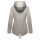 Marikoo Manolya Damen Winter Jacke Parka mit Teddyfell B376 Grau Größe XS - Gr. 34