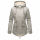 Marikoo Manolya Damen Winter Jacke Parka mit Teddyfell B376 Grau Größe XXL - Gr. 44