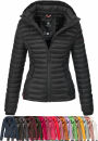 Marikoo Samtpfote leichte Damen Steppjacke B600