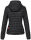 Marikoo Samtpfote leichte Damen Steppjacke B600 Schwarz Größe XS - Gr. 34