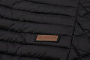 Marikoo Samtpfote leichte Damen Steppjacke B600 Schwarz Größe S - Gr. 36