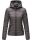 Marikoo Samtpfote leichte Damen Steppjacke B600 Grau Größe XS - Gr. 34