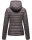 Marikoo Samtpfote leichte Damen Steppjacke B600 Grau Größe M - Gr. 38