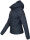 Marikoo Samtpfote leichte Damen Steppjacke B600 Blau Größe S - Gr. 36