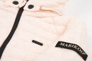Marikoo Samtpfote leichte Damen Steppjacke B600 Rosa Größe XS - Gr. 34