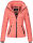 Marikoo Samtpfote leichte Damen Steppjacke B600 Coral Größe S - Gr. 36