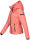 Marikoo Samtpfote leichte Damen Steppjacke B600 Coral Größe L - Gr. 40