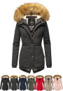 Marikoo Akira warme Damen Winter Jacke mit Kapuze B601