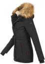 Marikoo Akira warme Damen Winter Jacke mit Kapuze B601 Schwarz Größe S - Gr. 36