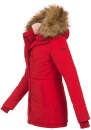 Marikoo Akira warme Damen Winter Jacke mit Kapuze B601 Rot Größe S - Gr. 36