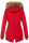 Marikoo Akira warme Damen Winter Jacke mit Kapuze B601 Rot Größe M - Gr. 38