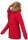 Marikoo Akira warme Damen Winter Jacke mit Kapuze B601 Rot Größe XXL - Gr. 44