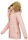 Marikoo Akira warme Damen Winter Jacke mit Kapuze B601 Rosa Größe S - Gr. 36