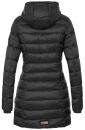 Marikoo Abendsternchen Damen Winter Jacke gesteppt B603 Schwarz-Größe XS - Gr. 34