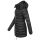 Marikoo Abendsternchen Damen Winter Jacke gesteppt B603 Schwarz-Größe XS - Gr. 34