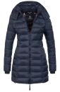Marikoo Abendsternchen Damen Winter Jacke gesteppt B603 Navy Größe M - Gr. 38