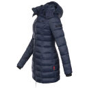 Marikoo Abendsternchen Damen Winter Jacke gesteppt B603 Navy-Größe XL - Gr. 42