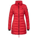 Marikoo Abendsternchen Damen Winter Jacke gesteppt B603 Rot-Größe XXL - Gr. 44