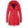 Marikoo Abendsternchen Damen Winter Jacke gesteppt B603 Rot-Größe XXL - Gr. 44