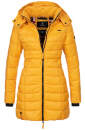 Marikoo Abendsternchen Damen Winter Jacke gesteppt B603 Gelb Größe XS - Gr. 34