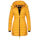 Marikoo Abendsternchen Damen Winter Jacke gesteppt B603 Gelb-Größe XS - Gr. 34