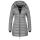 Marikoo Abendsternchen Damen Winter Jacke gesteppt B603 Grau-Größe L - Gr. 40