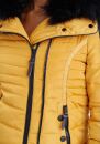 Navahoo Yuki Damen Winterjacke gesteppt warm  mit Teddyfell B604
