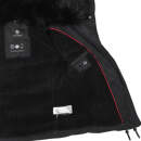 Navahoo Yuki Damen Winterjacke gesteppt warm  mit Tedyfell B604 Schwarz Größe XS - Gr. 34