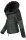 Navahoo Yuki Damen Winterjacke gesteppt warm  mit Tedyfell B604 Dunkel Grün Größe XS - Gr. 34