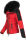 Navahoo Yuki Damen Winterjacke gesteppt warm  mit Tedyfell B604 Rot Größe XS - Gr. 34