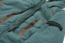 Marikoo Maiglöckchen Damen Winter Jacke mit Teddyfell B610 Forest Größe M - Gr. 38
