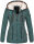 Marikoo Maiglöckchen Damen Winter Jacke mit Teddyfell B610 Forest Größe M - Gr. 38