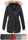 Navahoo Schneeengel Damen Winter Jacke warm gefüttert mit Kapuze B612