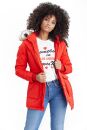 Navahoo Schneeengel Damen Winter Jacke warm gefüttert mit Kapuze B612