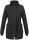Navahoo Schneeengel Damen Winter Jacke warm gefüttert mit Kapuze B612 Schwarz Größe S - Gr. 36